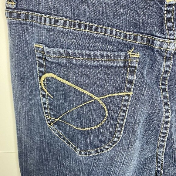 Chico's Platinum Sz 0 Regular (28x31) Bootcut Blue Women's Jeans EUC - Picture 7 of 8